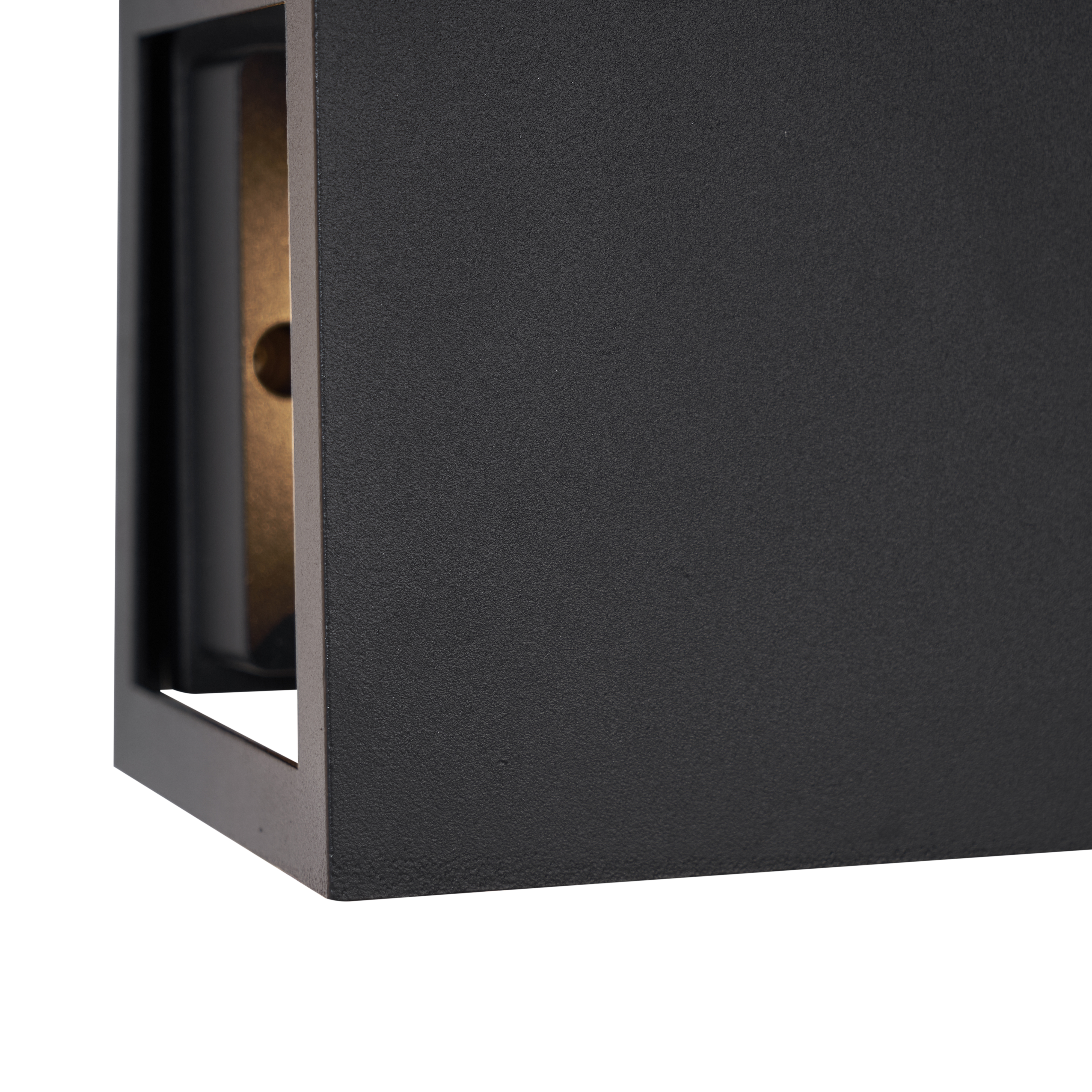 Moderne Wandleuchte Schwarz inkl. LED IP44 - Edwin Quadro