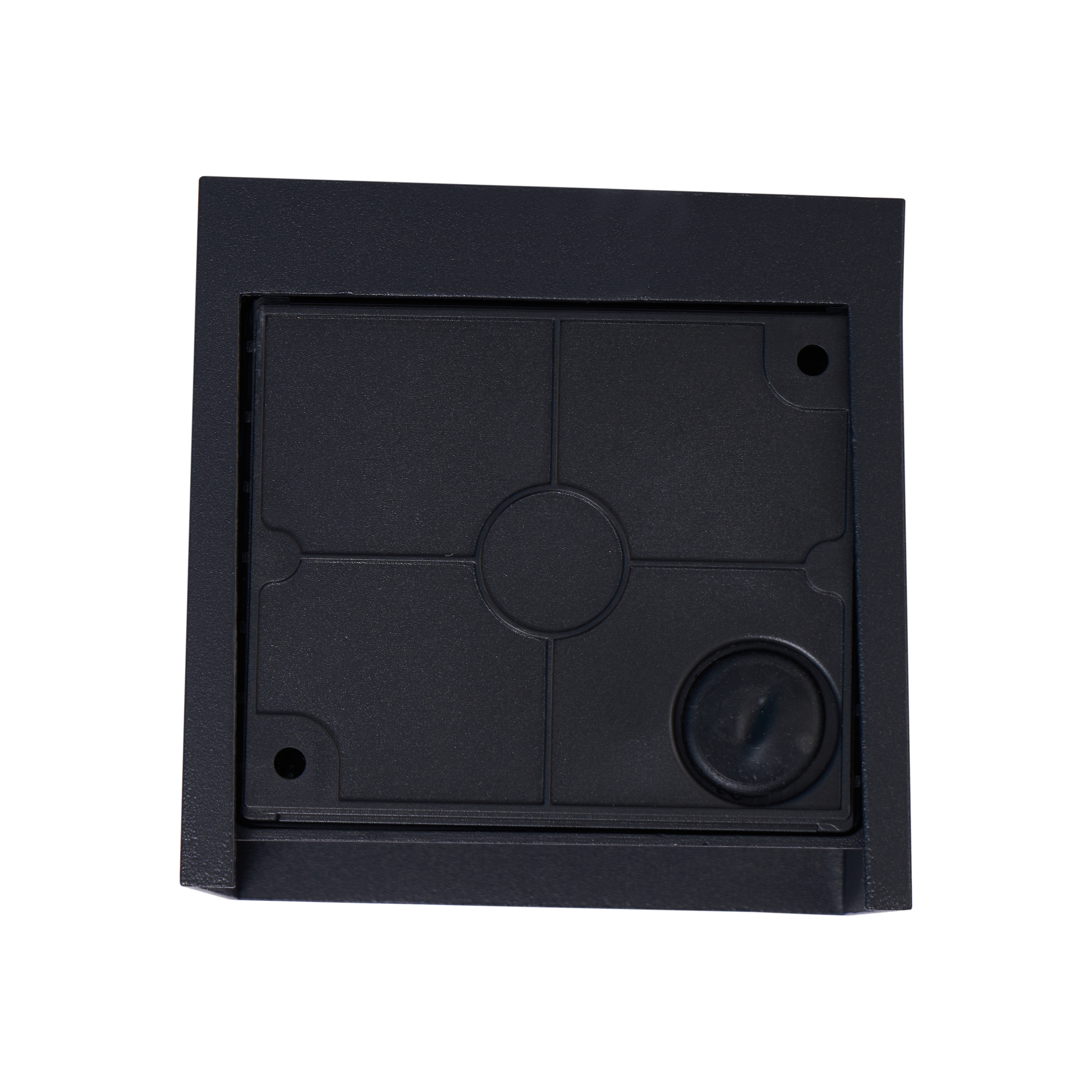 Moderne Wandleuchte Schwarz inkl. LED IP44 - Edwin Quadro