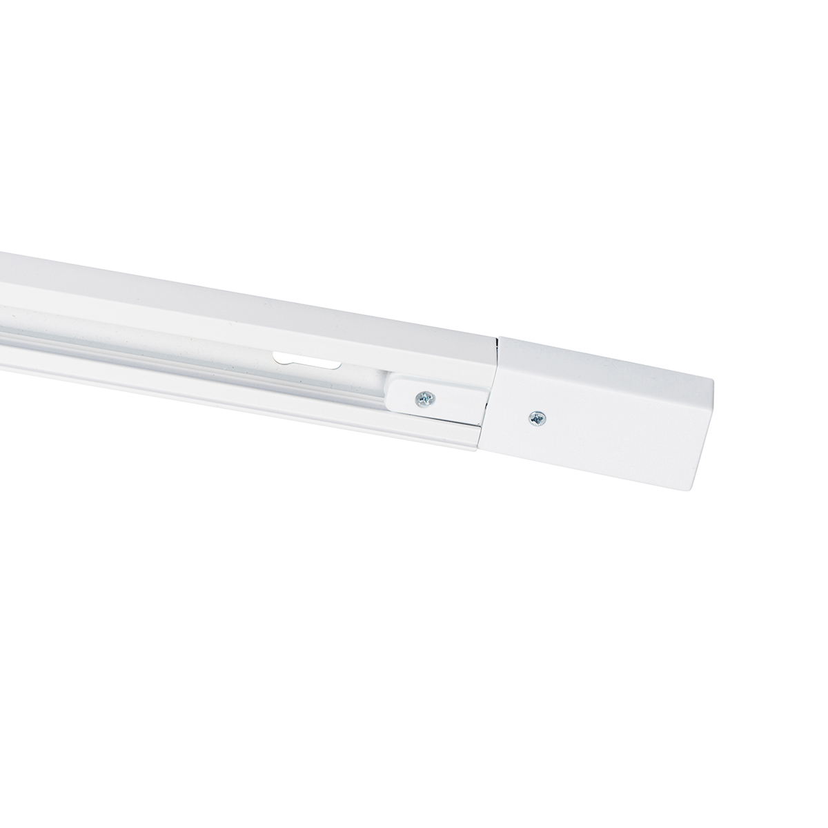 Sistema de iluminación de riel moderno con 5 focos blanco 1-Fase - Iconic Kohua