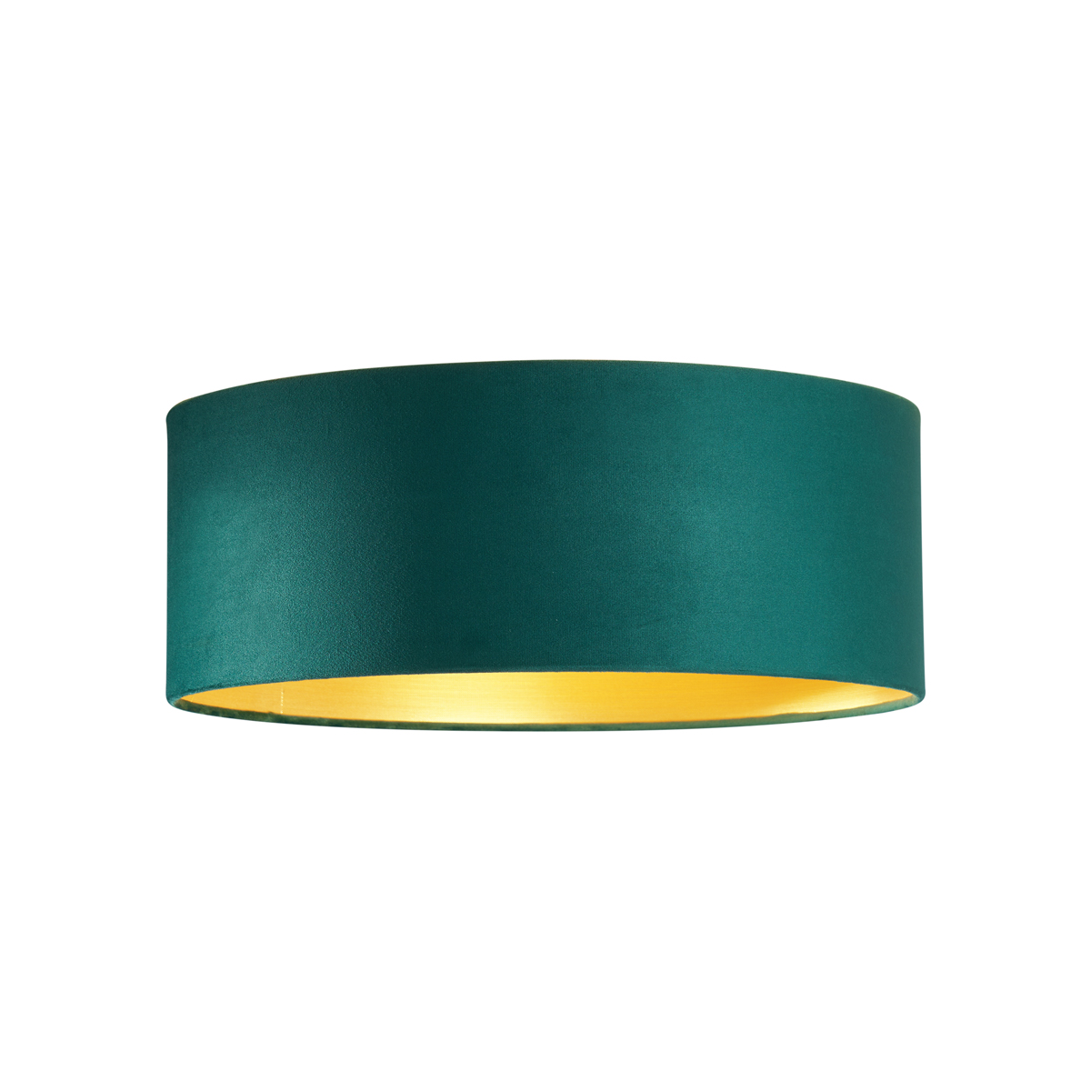 Plafoniera moderna verde velluto 40cm incl. LED dimmerabile a 3 livelli - Sue