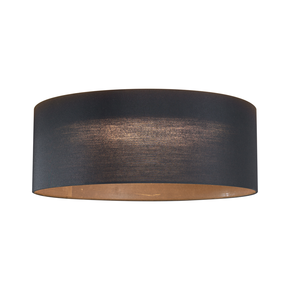 Plafoniera moderna nera trasparente 40cm incl. LED dimmerabile a 3 livelli - Sue