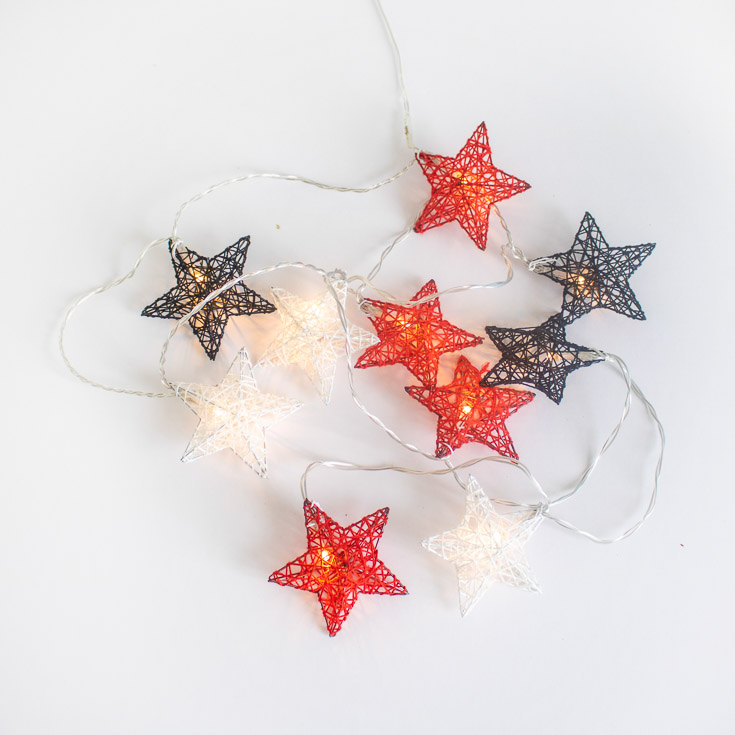 Vianočné vonkajšie svetelné reťaze 3,3 m vrátane LED 10 svetiel - Stellina Vianočné vonkajšie svetelné reťaze 3,3 m vrátane LED 10 svetiel - Stellina