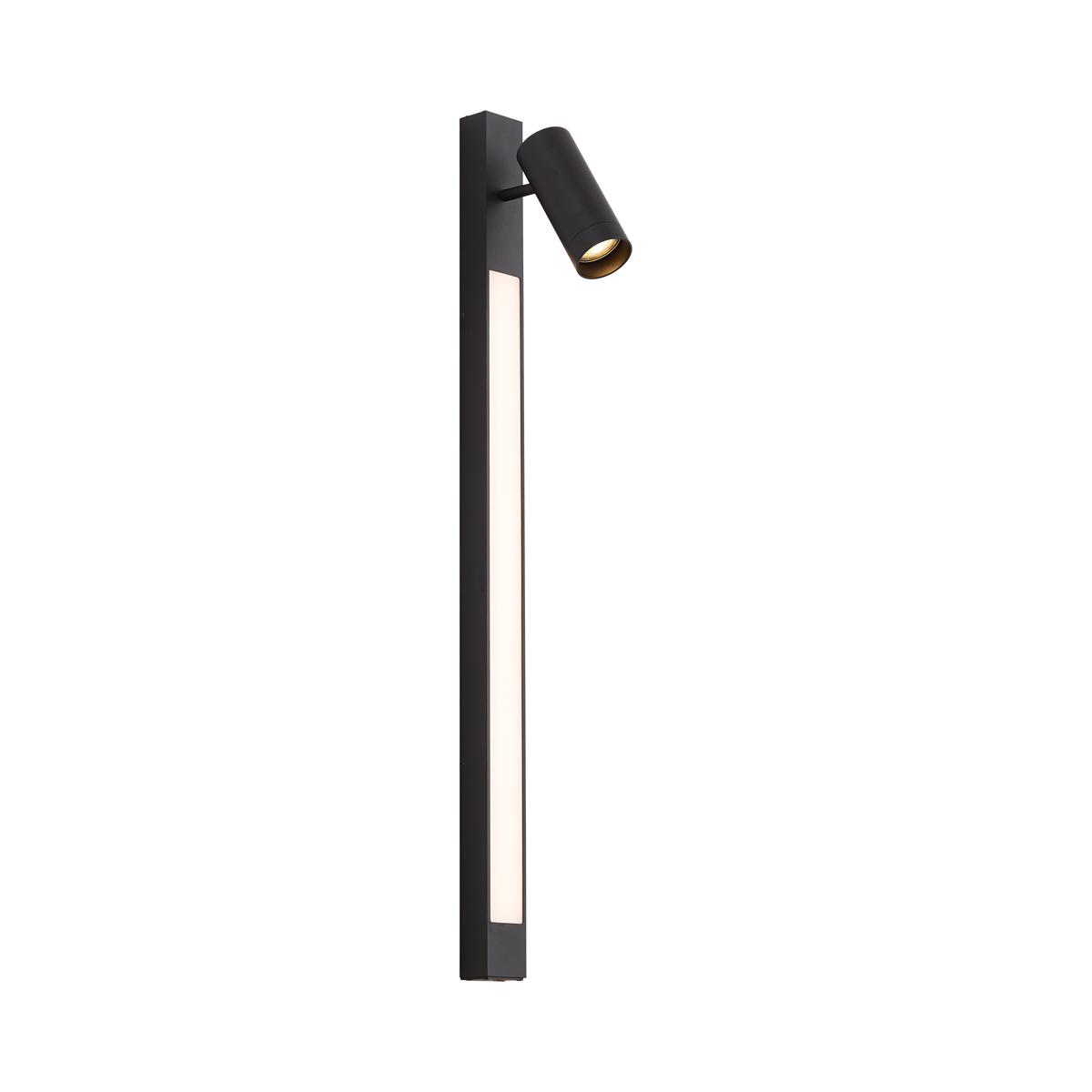 Jackle Smart Wall Spot: Black, Tiltable, Wi-Fi GU10 Included – QAZQA