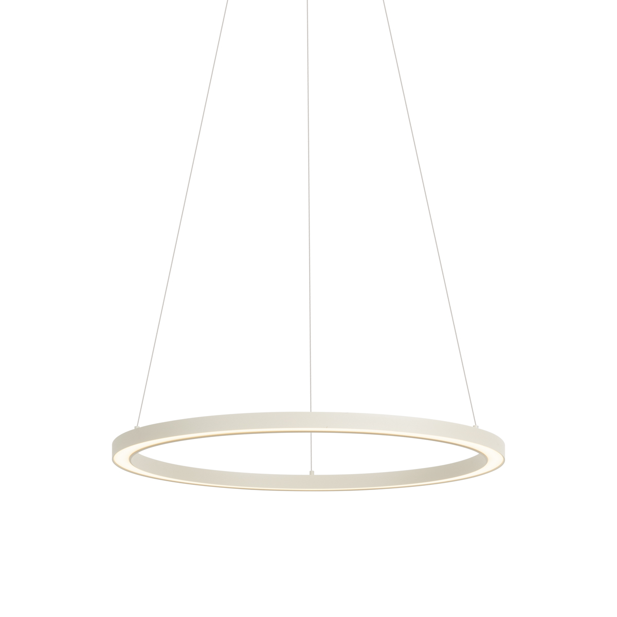 Design függőlámpa bézs 60cm LED-del, 3 lépésben dimmelhető - Girello