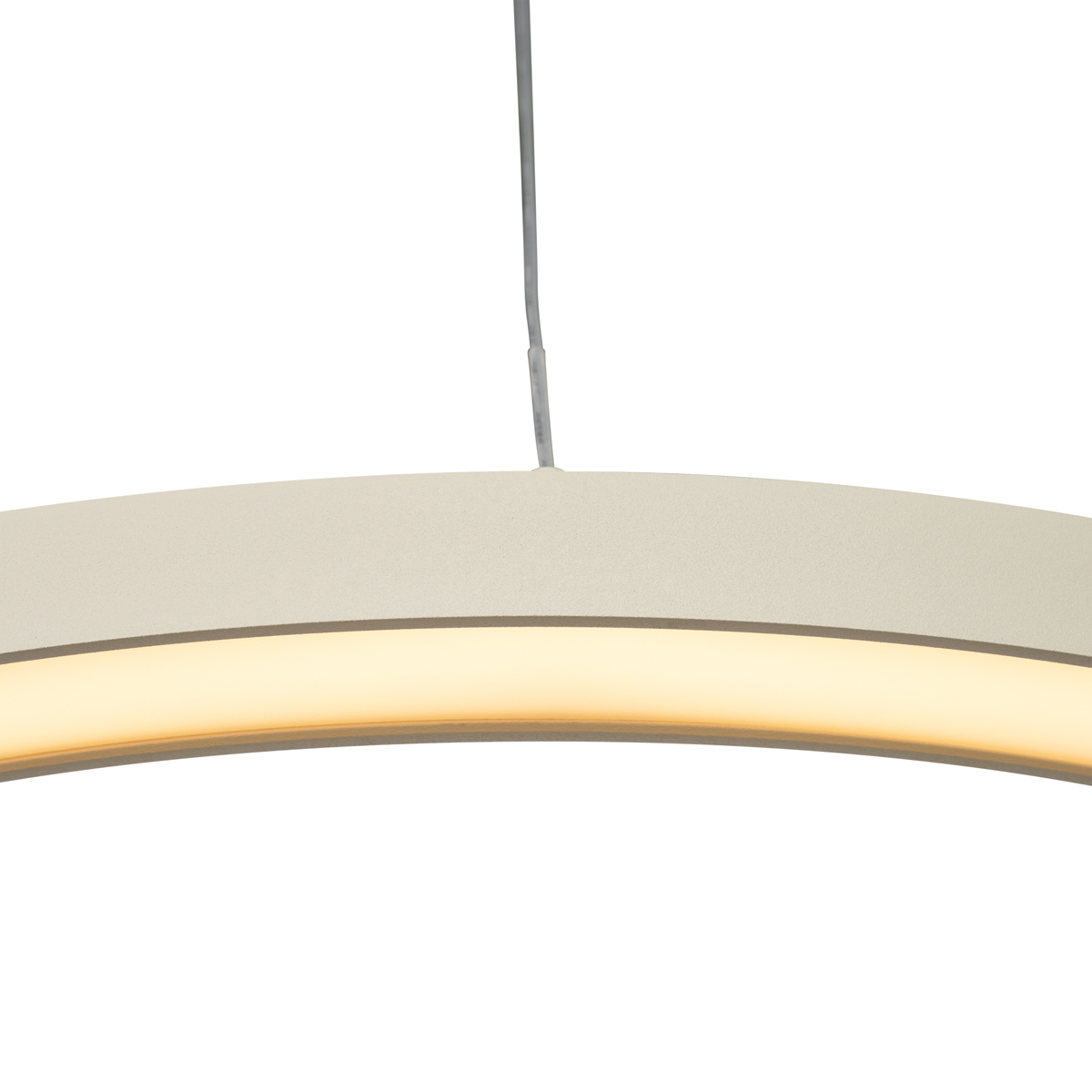 Lampada a Sospensione di Design Beige 60cm incl. LED Dimmerabile a 3 Livelli - Girello
