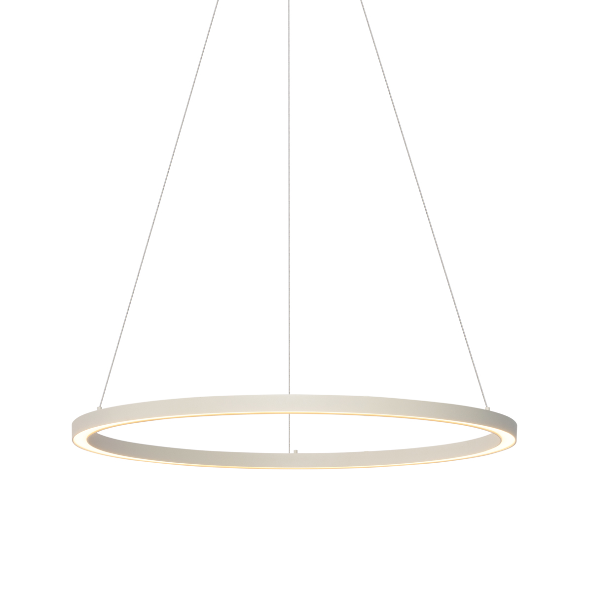 Design függőlámpa bézs 80cm LED-del, 3 lépésben dimmelhető - Girello