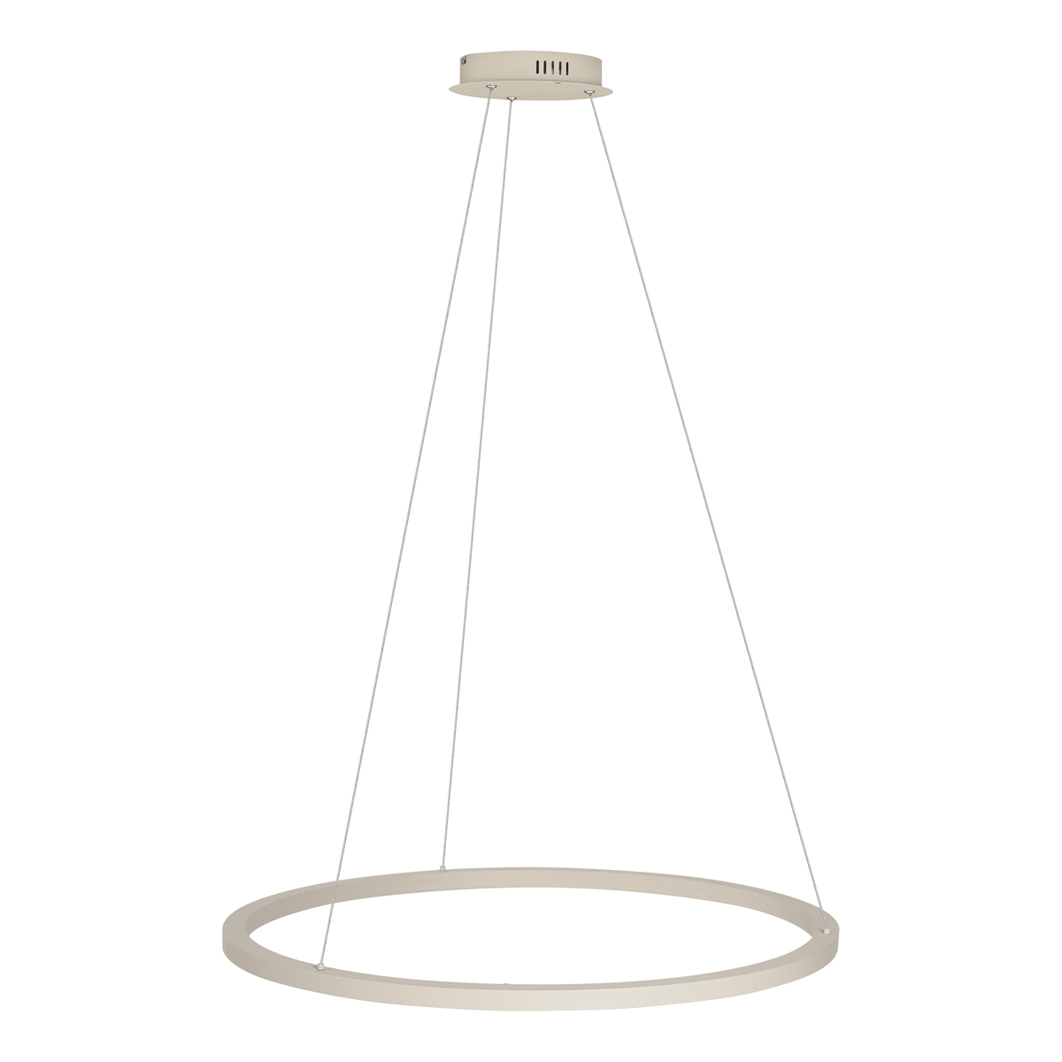 Suspension design beige 80cm avec LED à intensité variable en 3 étapes - Girello