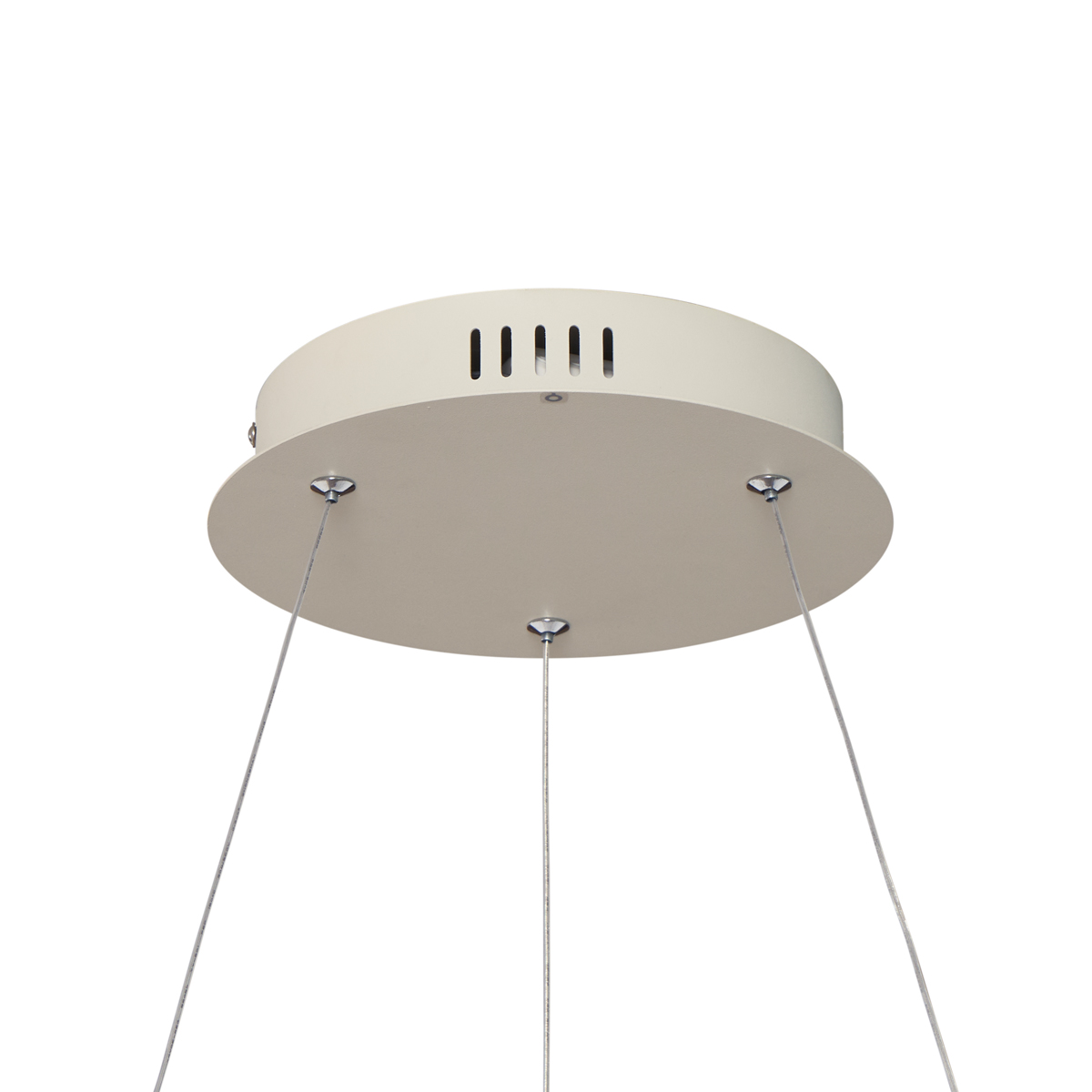 Suspension design beige 80cm avec LED à intensité variable en 3 étapes - Girello