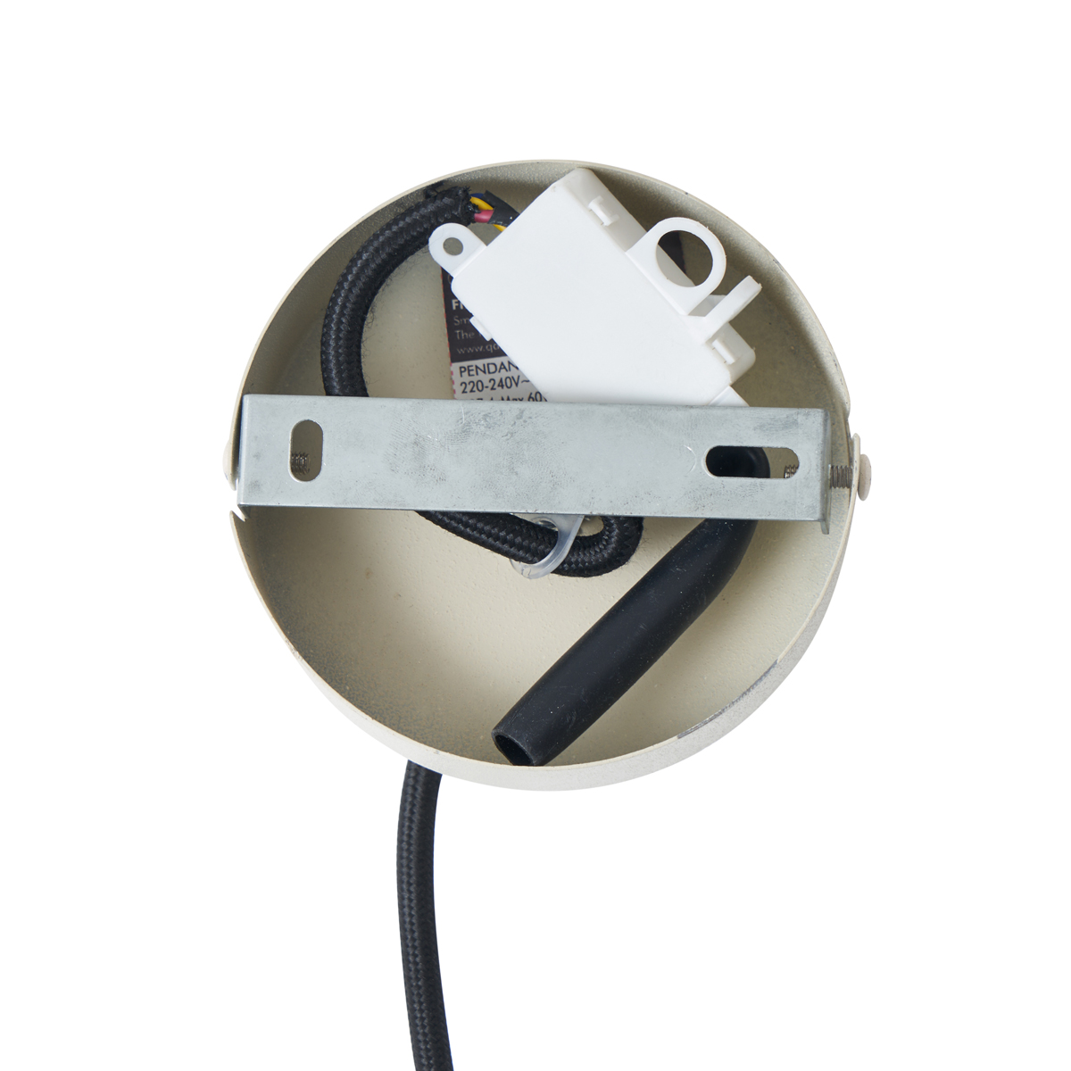Industrielle Hängelampe Beige 4-Lichter - Cage Rack