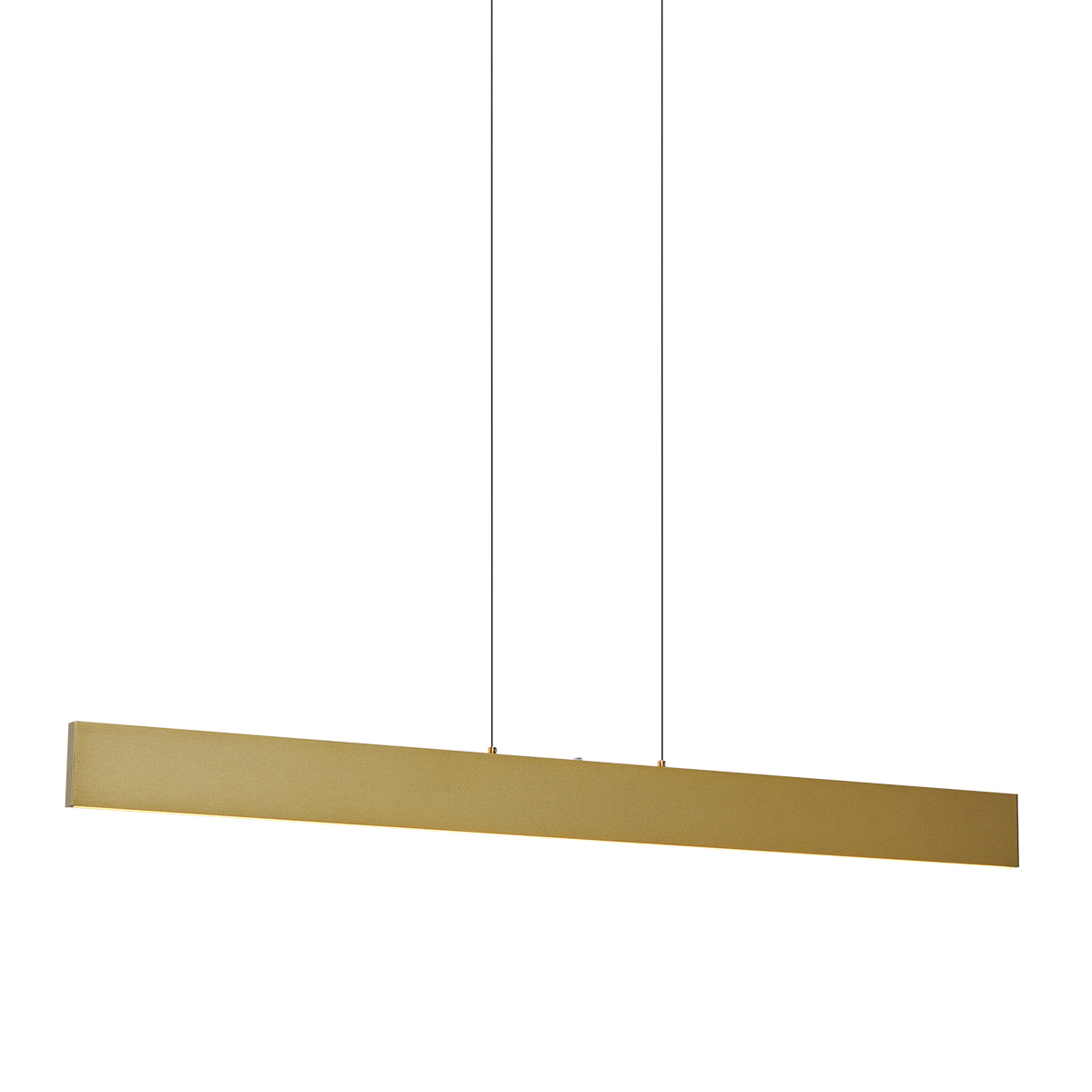 Lampă suspendată modernă alamă incl. LED reglabilă în 3 trepte Easylift - Straight