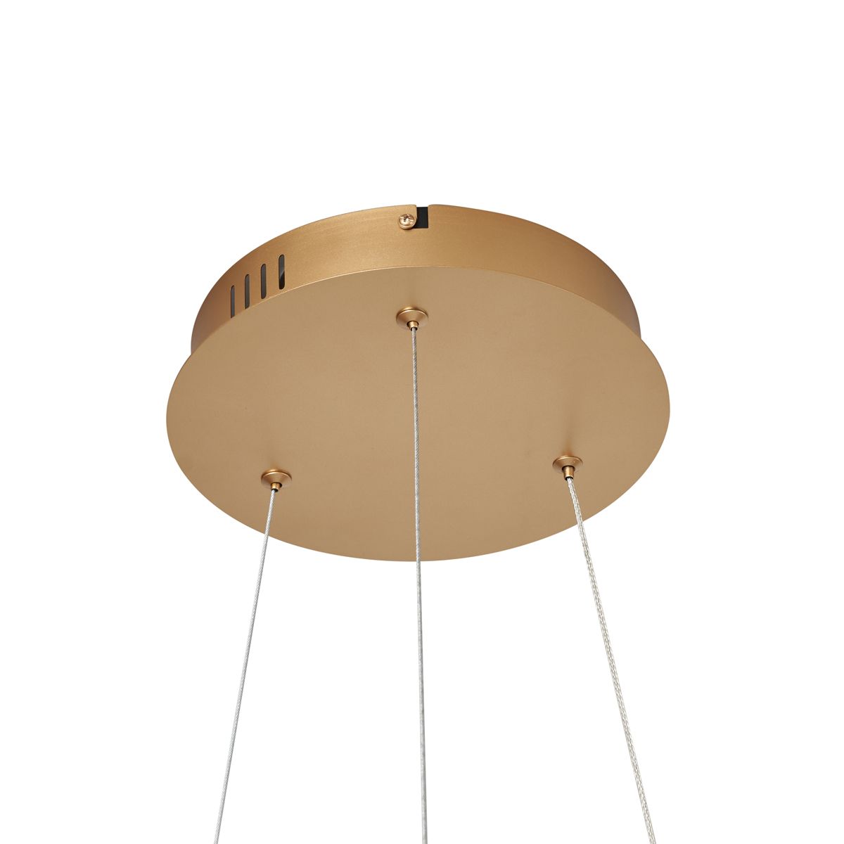 Moderne Hängelampe Messing 59cm inkl. LED 3-Stufen-Dimmbar - Anello Chandelier