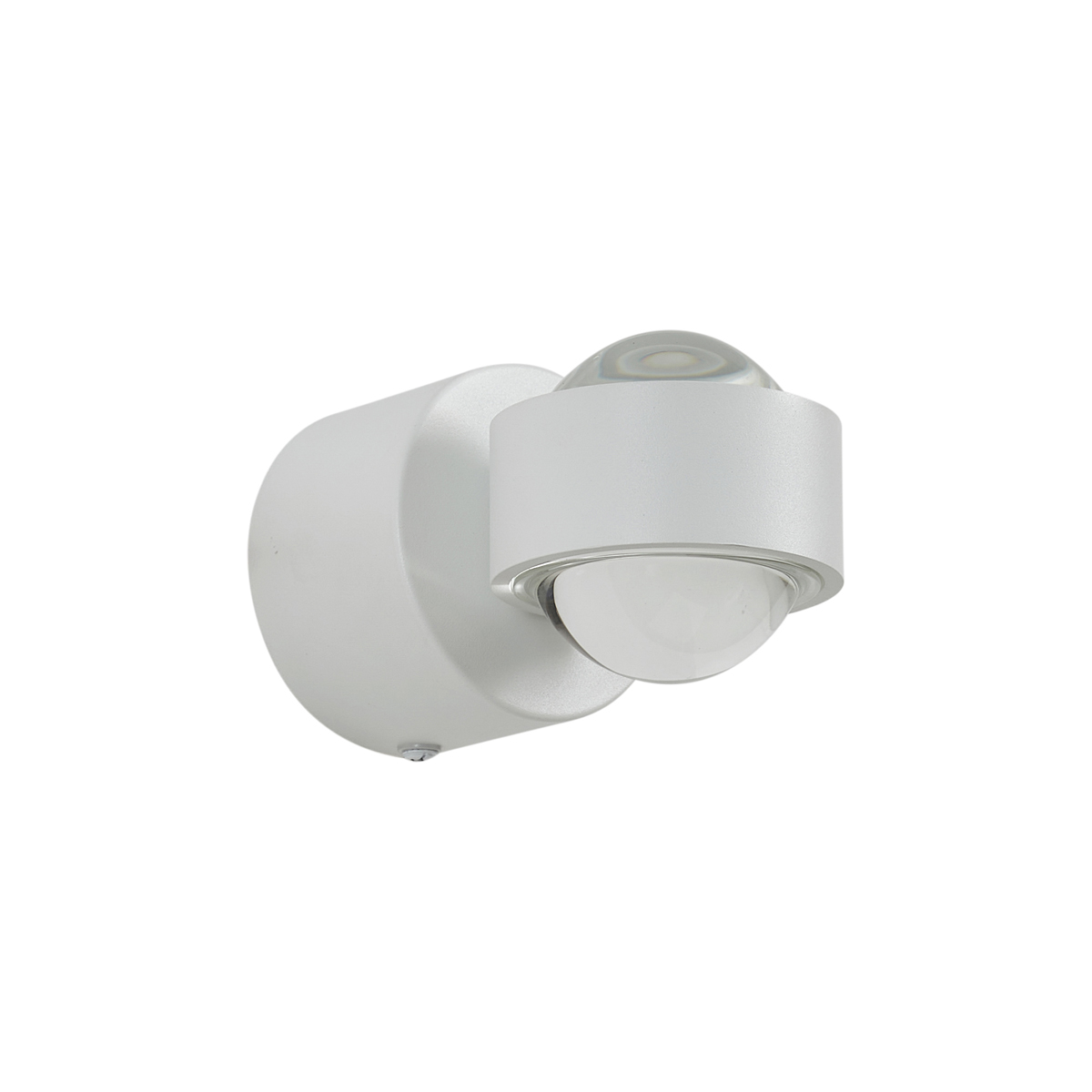 Lámpara de pared de diseño blanca con LED IP44 - Lens