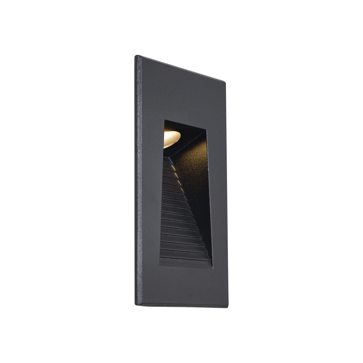 Lampada da Parete da Incasso Moderna Nera 7cm incl. LED IP65 - Trem