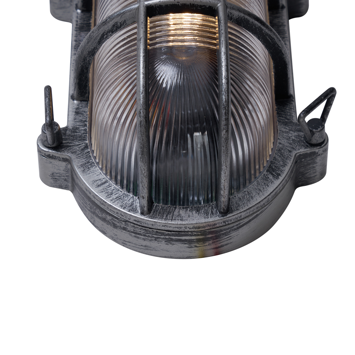 Lampada da Parete da Esterno Argento Ovale IP44 - Noutica