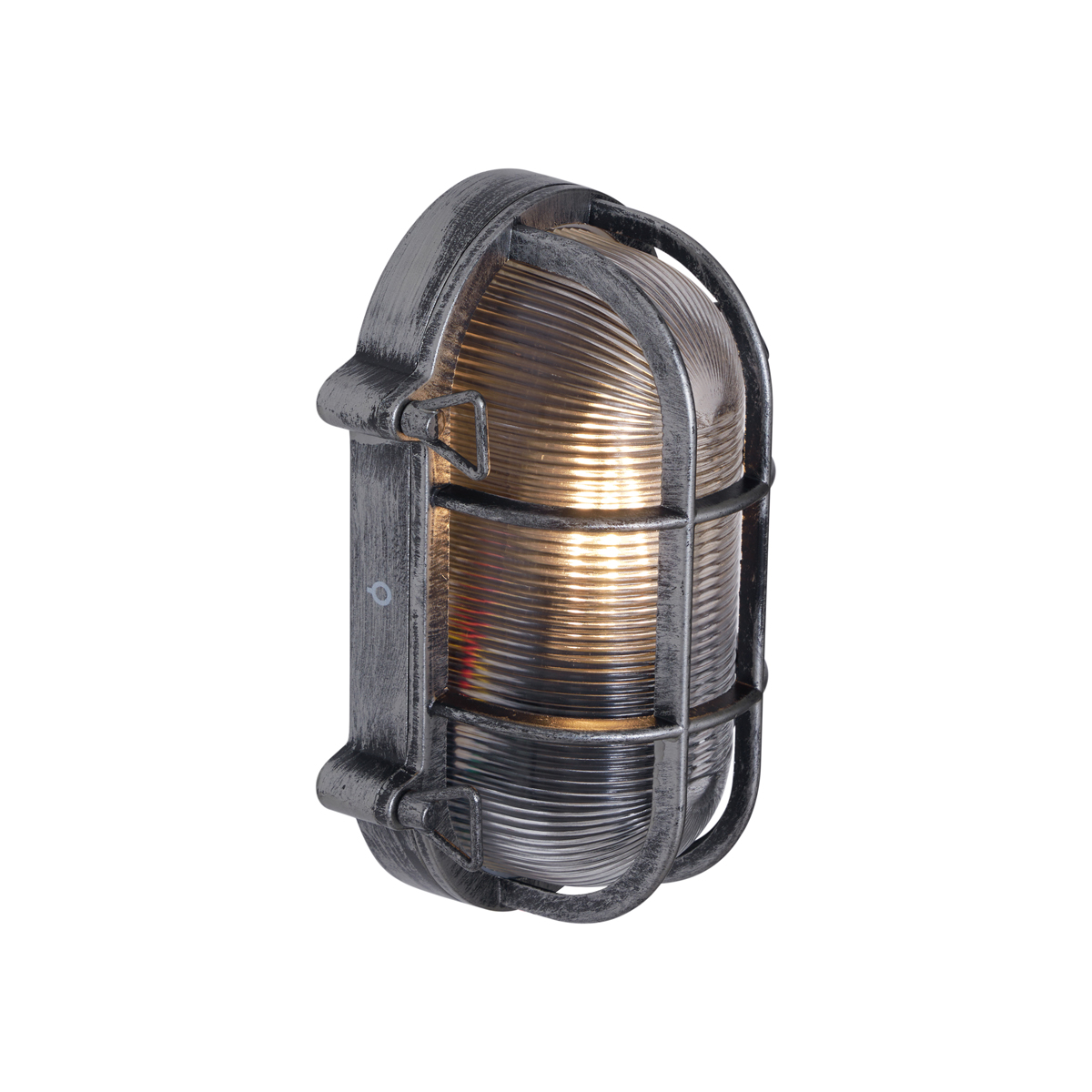 Lampada da Parete da Esterno Argento Ovale IP44 - Noutica