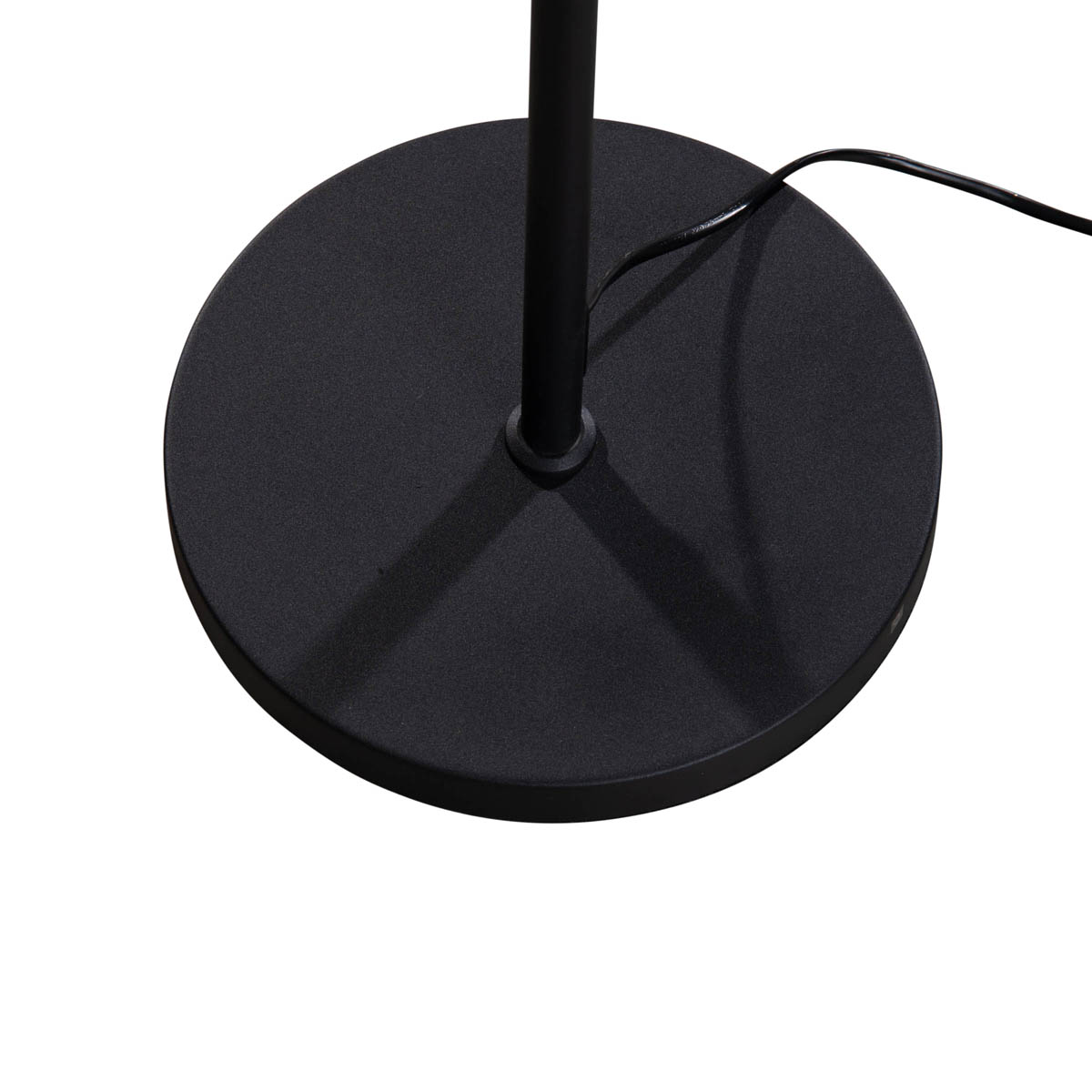 Lámpara de pie negra con pantalla de terciopelo ovalada 50 cm - Parte