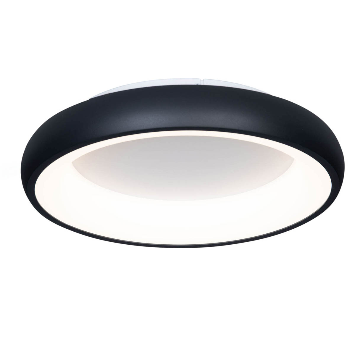 Plafonieră modernă neagră 45 cm cu LED-uri reglabile - Cardona