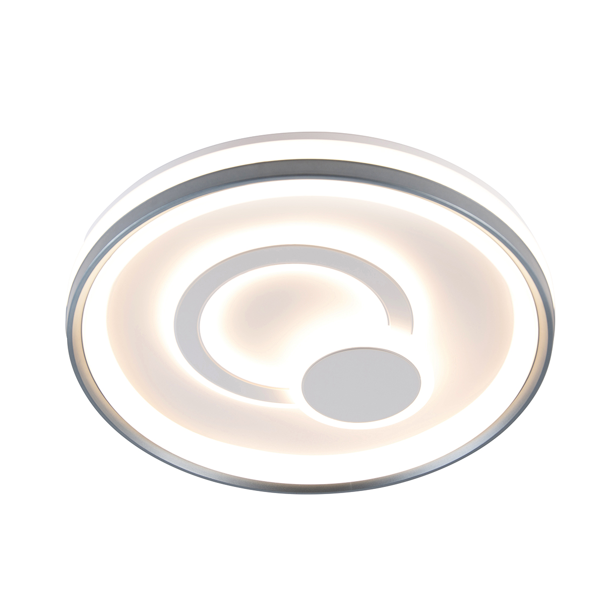 Dizajnové stropné svietidlo biele vrátane stmievateľného LED 3-stupňového - Minelli