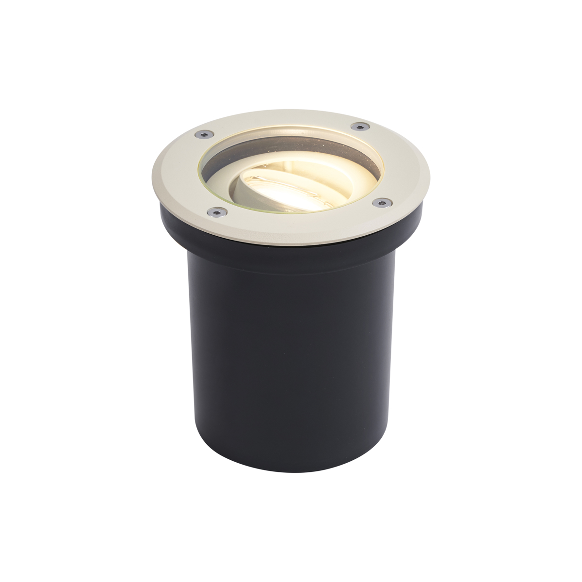 Moderné zemné bodové svietidlo béžové GU10 50 mm nastaviteľné IP65 - Delux