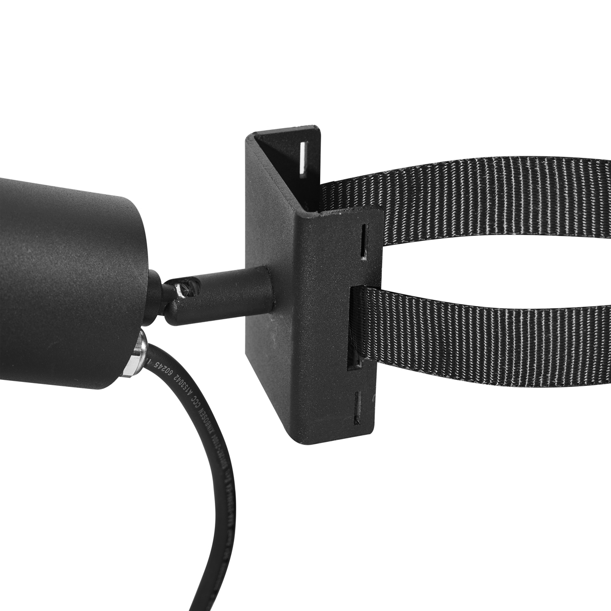 Foco de exterior negro para árbol GU10 50mm giratorio e inclinable IP65 - Solo