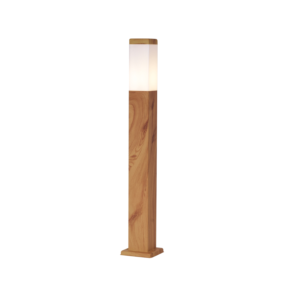Modern kültéri állólámpa acélból, famintával, 80 cm, IP44 - Malois