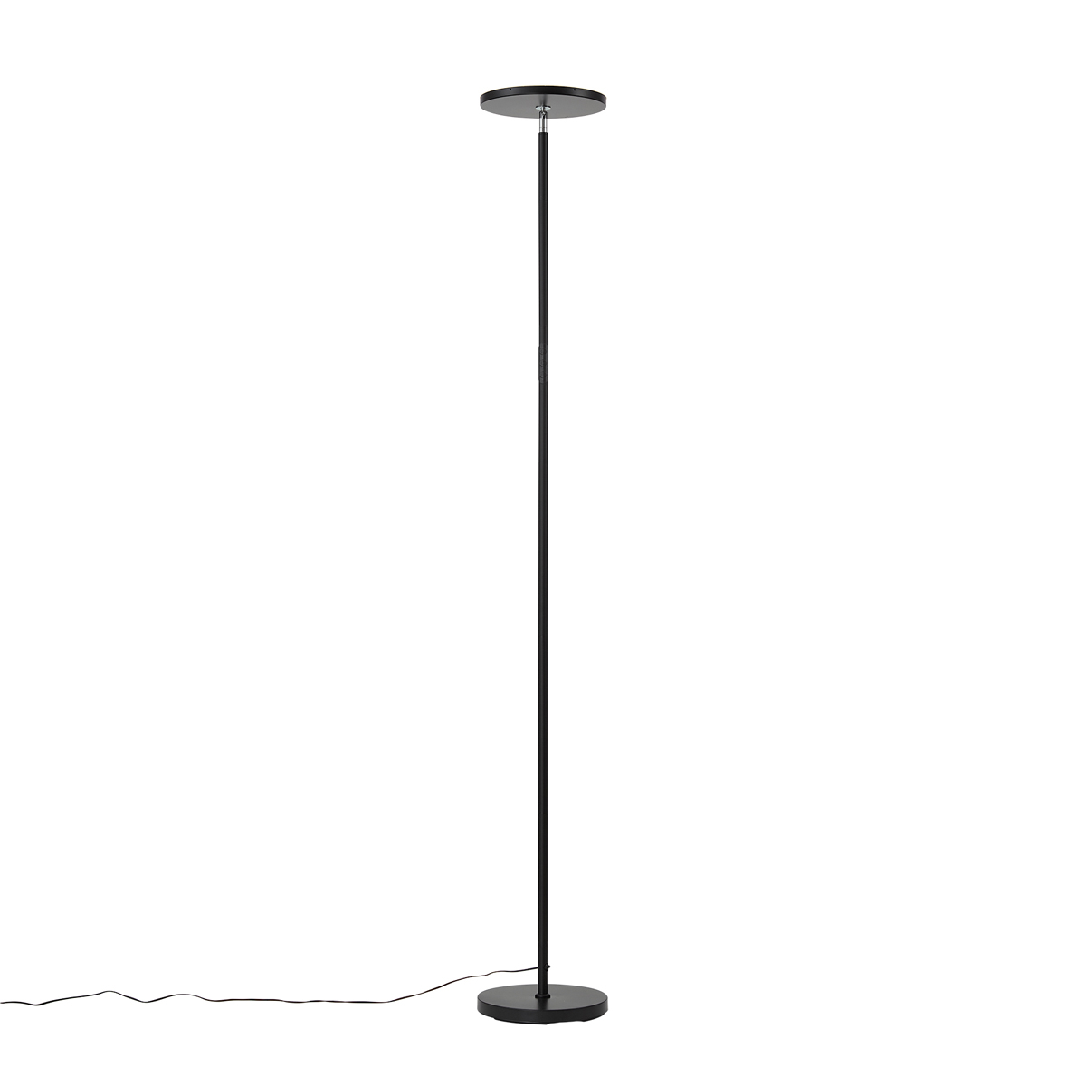 Modern állólámpa fekete, LED-del, dimmelhető RGB-vel és távirányítóval - Sjors