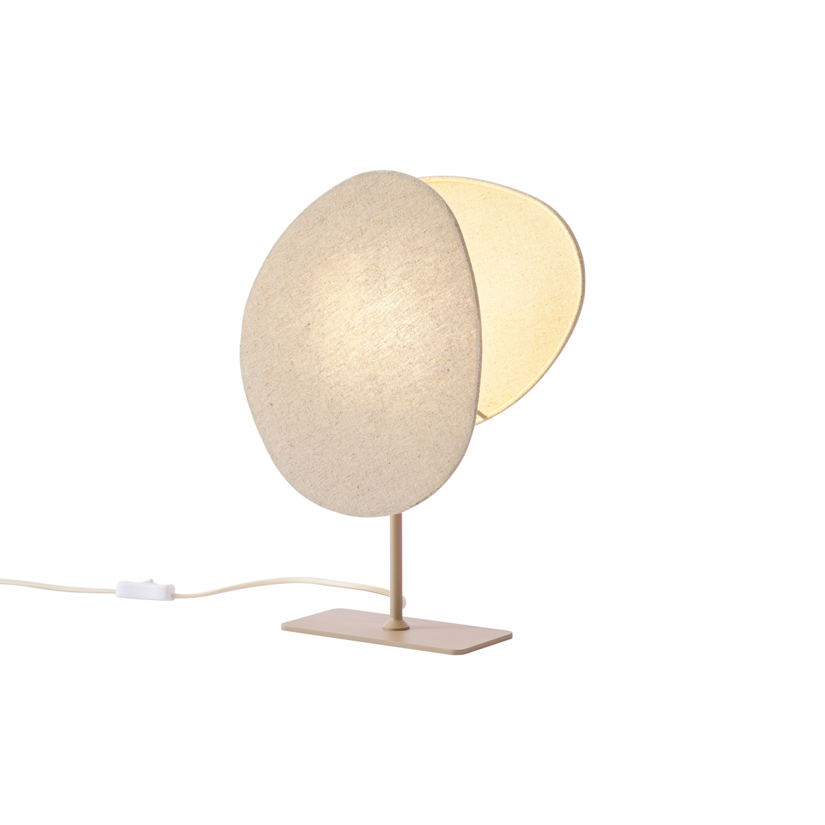 Japandi asztali lámpa bézs színben - Organica