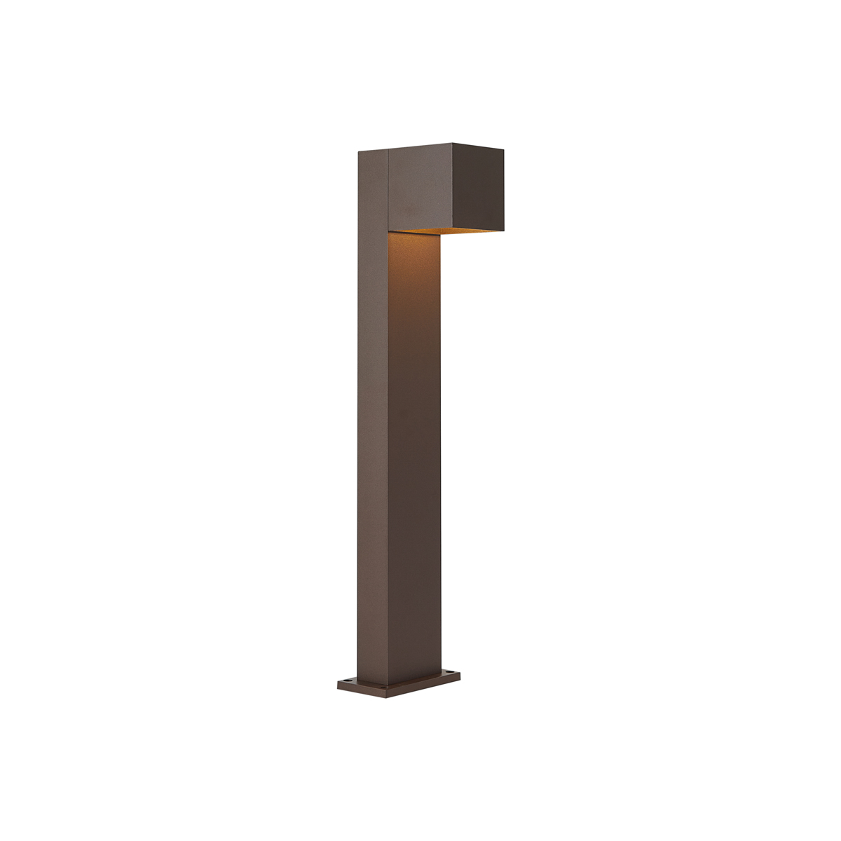 Venkovní lampa rezavě hnědá 65 cm vč. LED IP64 s tlumeným světlem a solárním napájením - Charlene – QAZQA