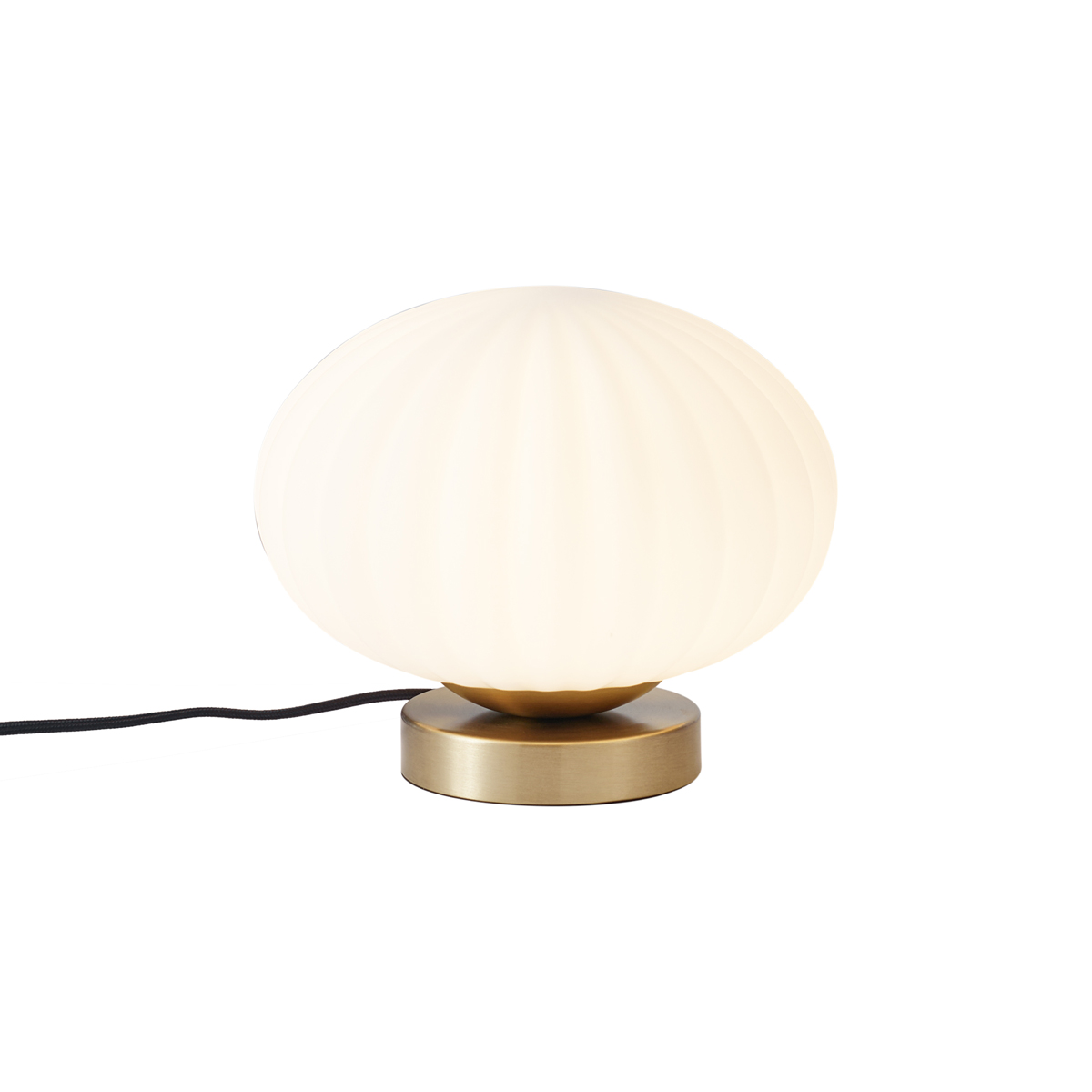 Design asztali lámpa sárgaréz opálüveggel - Mochi