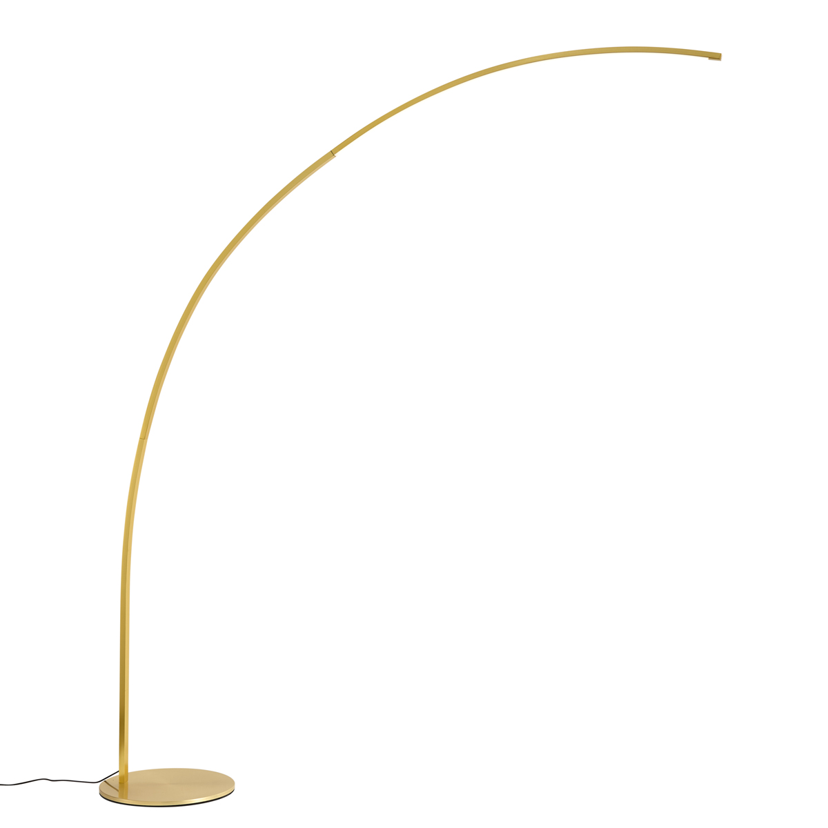 Modern ívlámpa sárgaréz LED-del és érintéses fényerőszabályzóval - Arlow