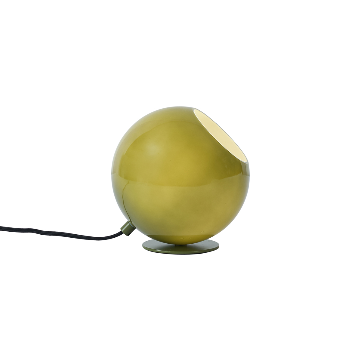 Retro asztali lámpa zöld üveggel - Mabel