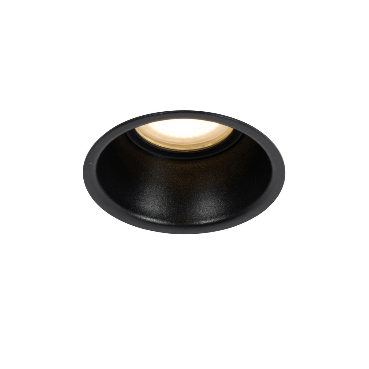 Smarter Einbaustrahler schwarz IP44 inkl. Wifi GU10 50mm - Dept