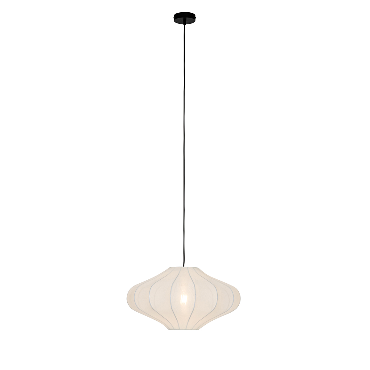 Smarte Pendelleuchte Weiß 50cm inkl. Wifi ST64 - Plu