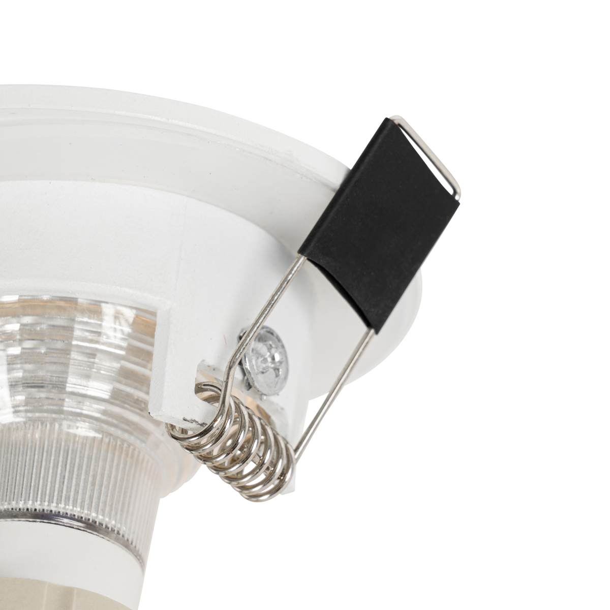 Smarter Einbaustrahler Weiß Rund IP44 inkl. Wifi GU10 50mm - Xena