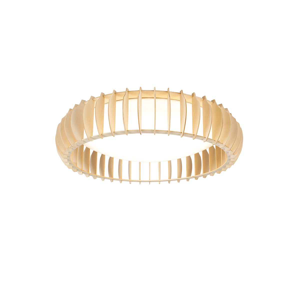 Škandinávske stropné svietidlo béžové 60 cm vrátane LED - Monte