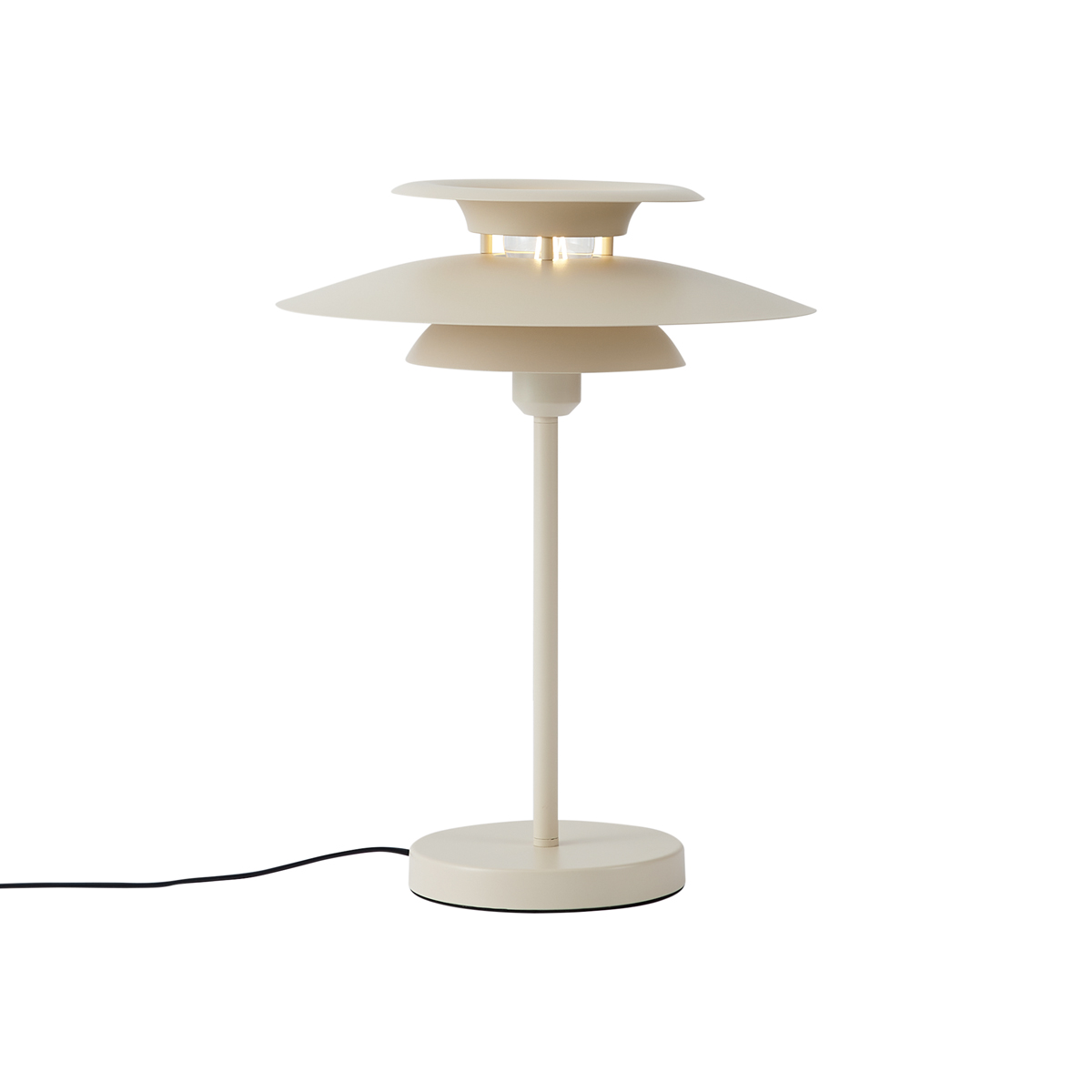 Retro asztali lámpa bézs acél 45 cm - Pauly