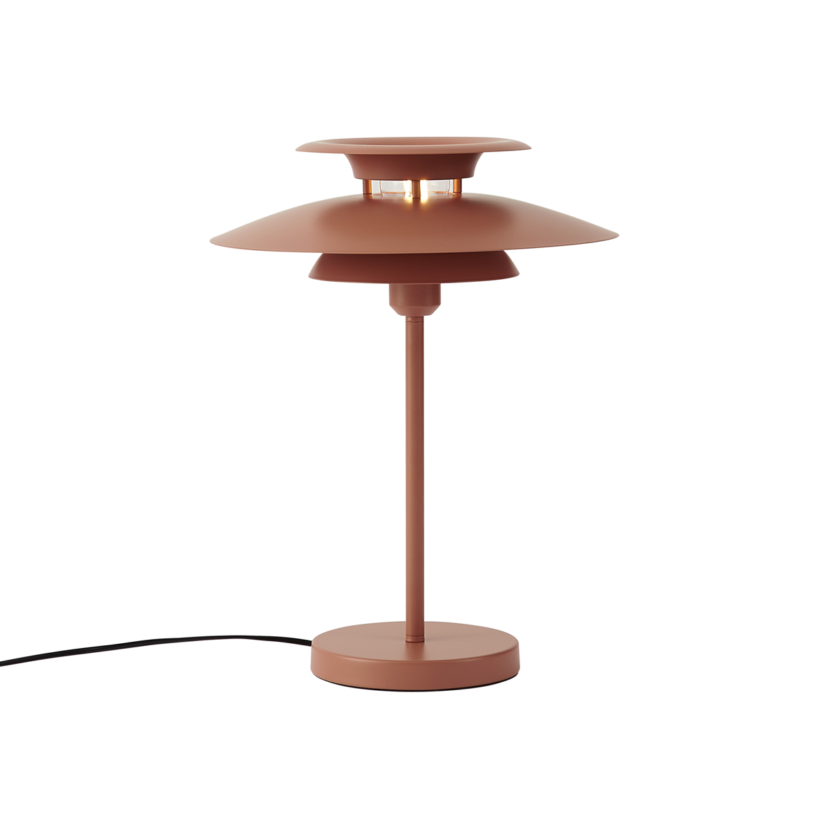 Retro asztali lámpa mokka acél 45 cm - Pauly