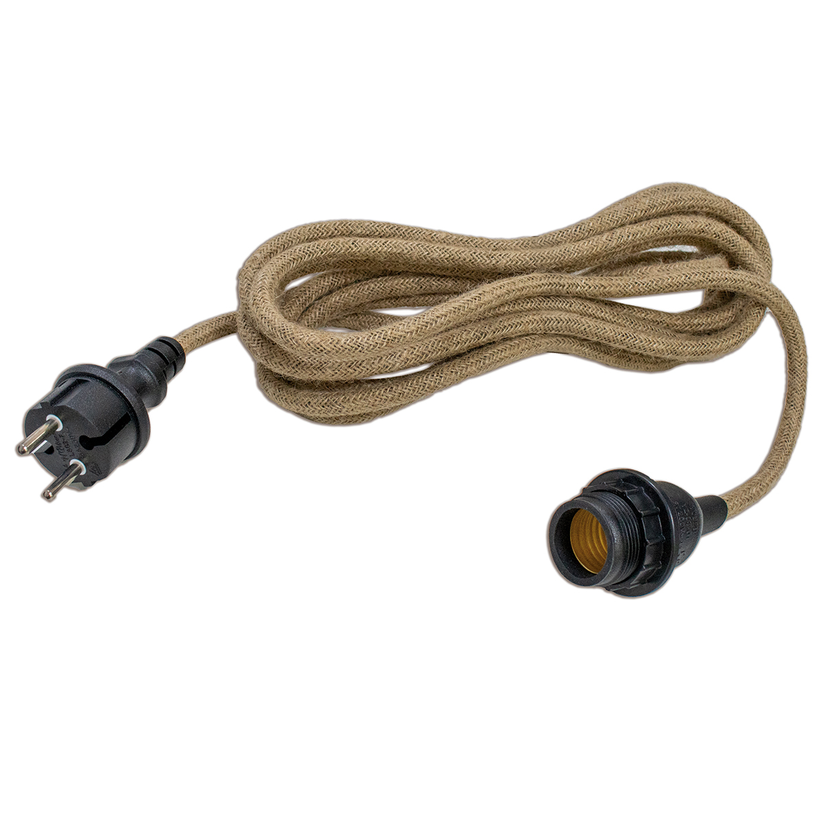 Svetelný veniec hnedý so zástrčkou a objímkou E27 5m IP54 - Arteixo