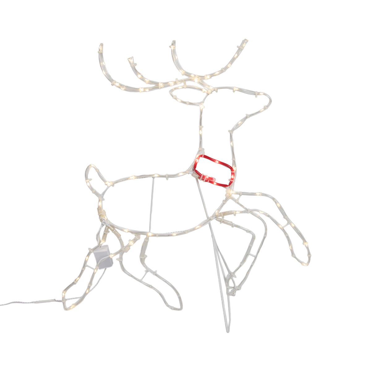 Karácsonyi állólámpa szarvas 50 cm LED-del, időzítővel IP44 - Pax
