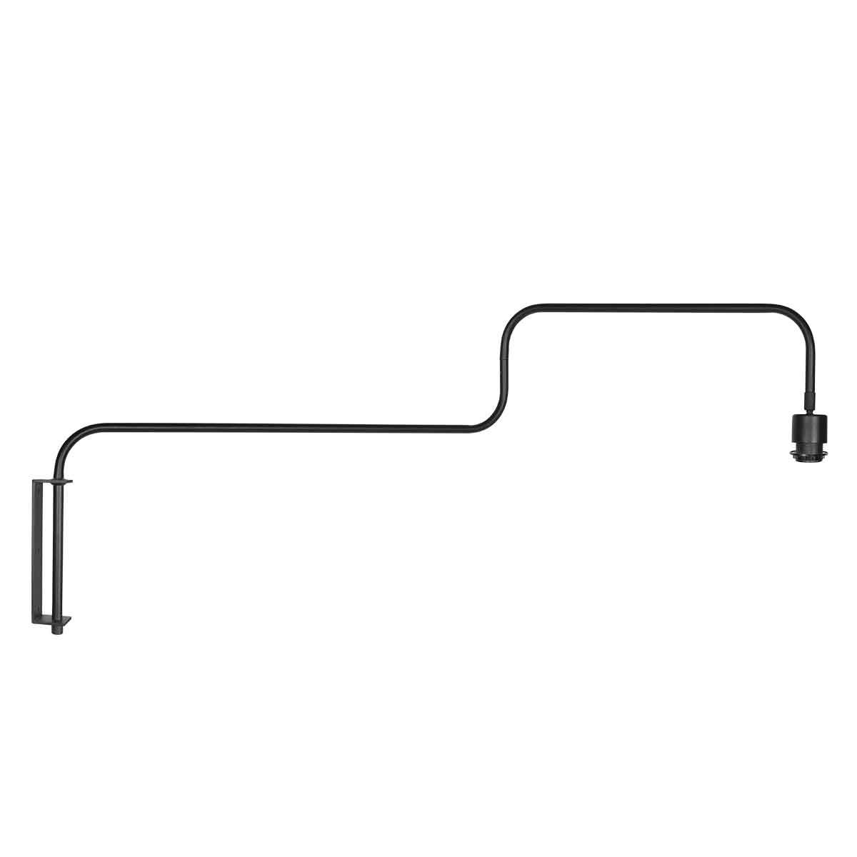 Moderne wandlamp zwart draaibaar - Bloeba