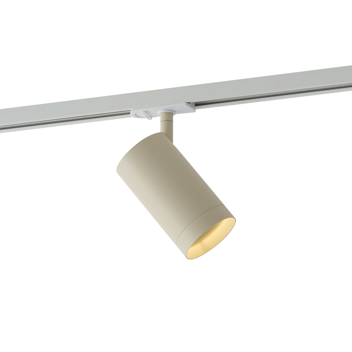 Modern bézs spotlámpa 1 fázisú sínrendszerhez GU10 70mm - Iconic Jeana Luxe