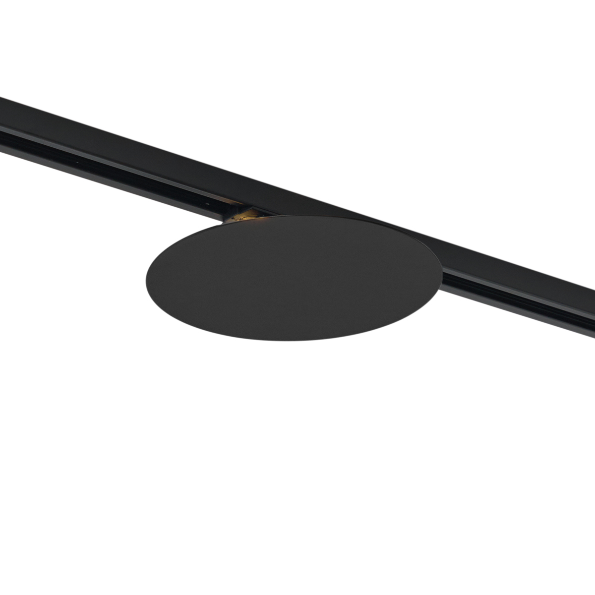 Modern fekete mennyezeti lámpa 1 fázisú sínrendszerhez 2 lámpás - Iconic Pulley