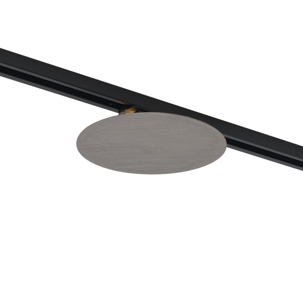 Modern, ágyúszürke mennyezeti lámpa sínrendszerhez, 1 fázisú, 2-lámpás - Iconic Pulley