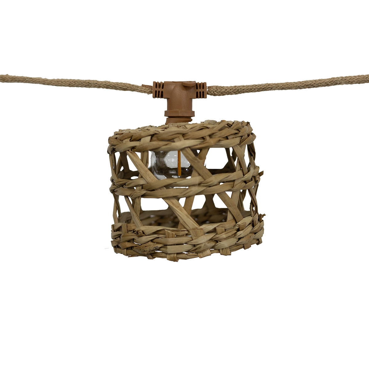 Svetelná reťaz hnedá 8m 10-svetiel IP44 solárna - Alba Svetelná reťaz hnedá 8m 10-svetiel IP44 solárna - Alba