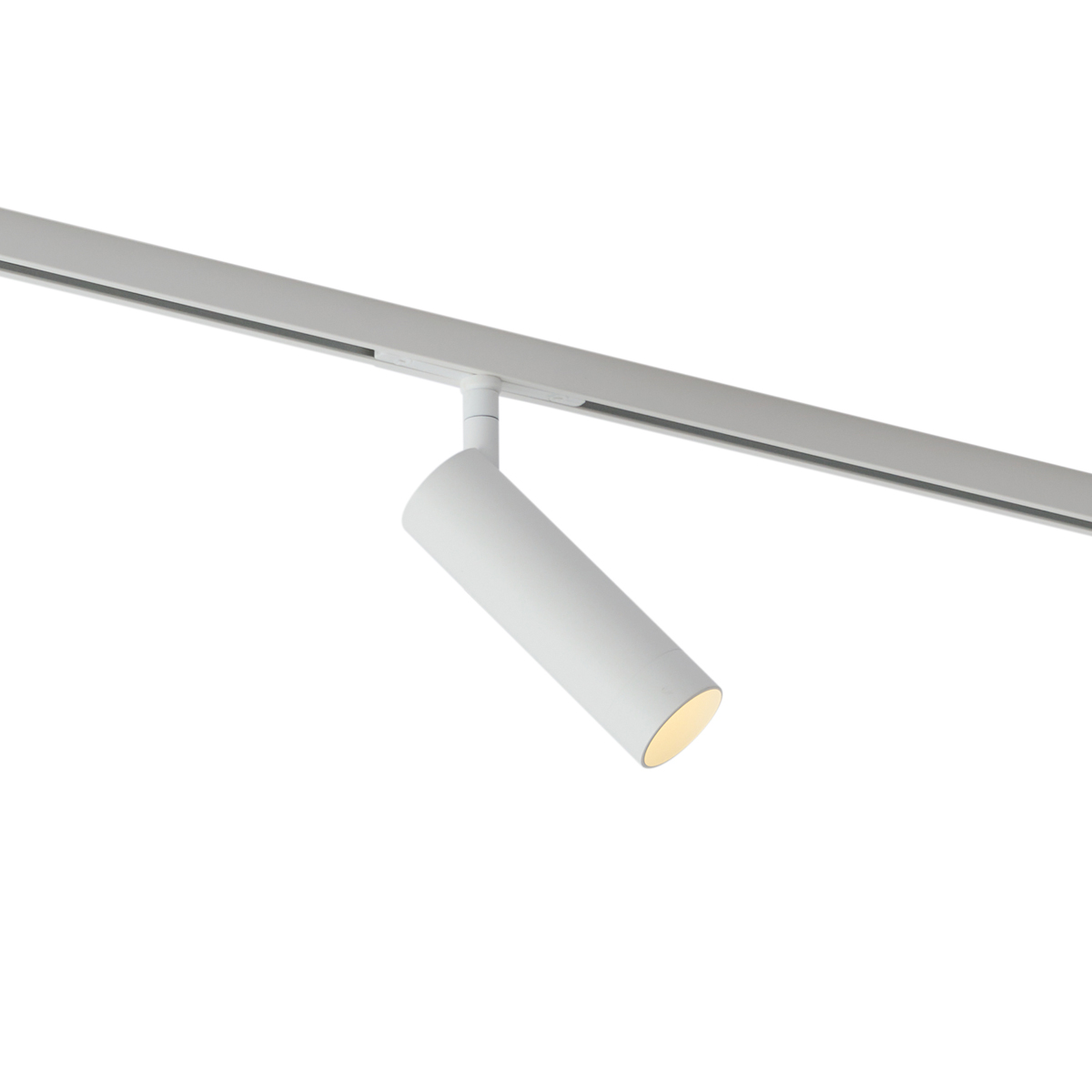 Modern fehér spotlámpa 1 fázisú sínrendszerhez GU10 35mm - Slimline Uzzy