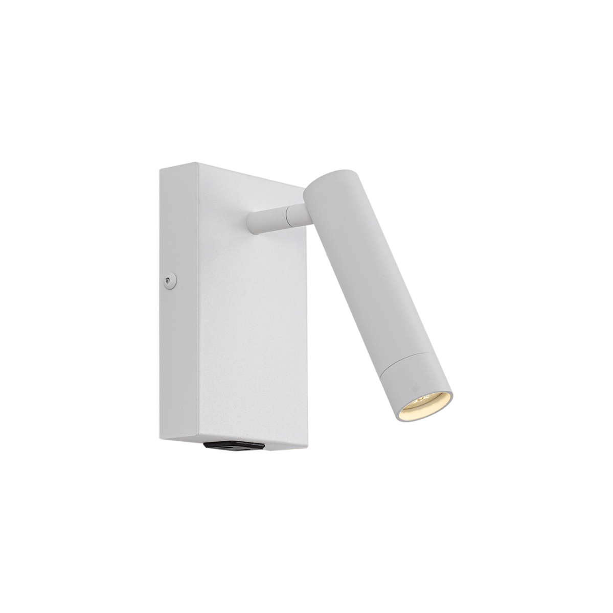 Moderní nástěnná lampa bílá nastavitelná s USB-C - Croft