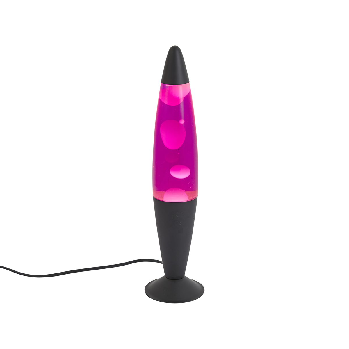 Lávová lampa růžová s bílým voskem vč. LED - Molten Lava – QAZQA