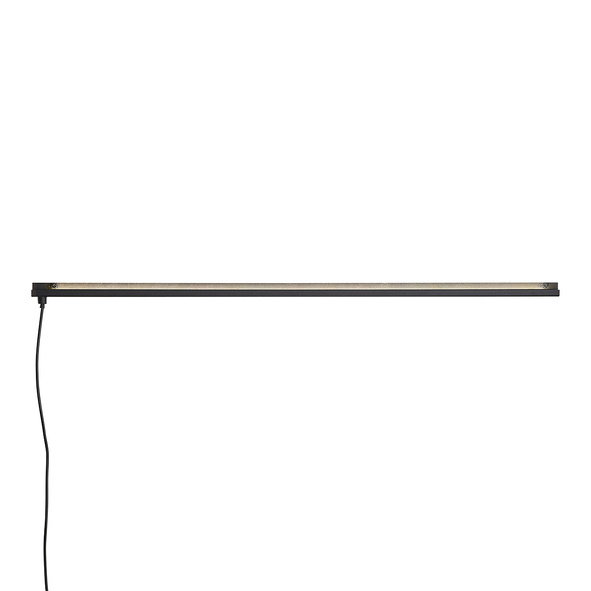 Modern fekete fali lámpa LED-del - Letterbox