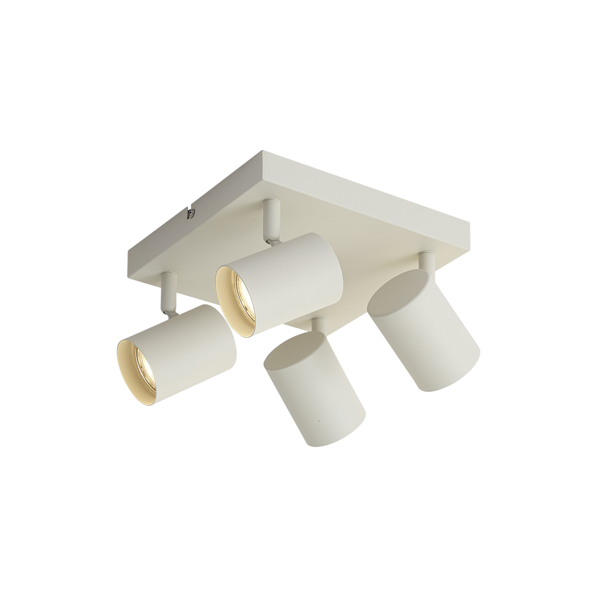 Modern mennyezeti spotlámpa bézs 4-lámpás állítható - Jeana