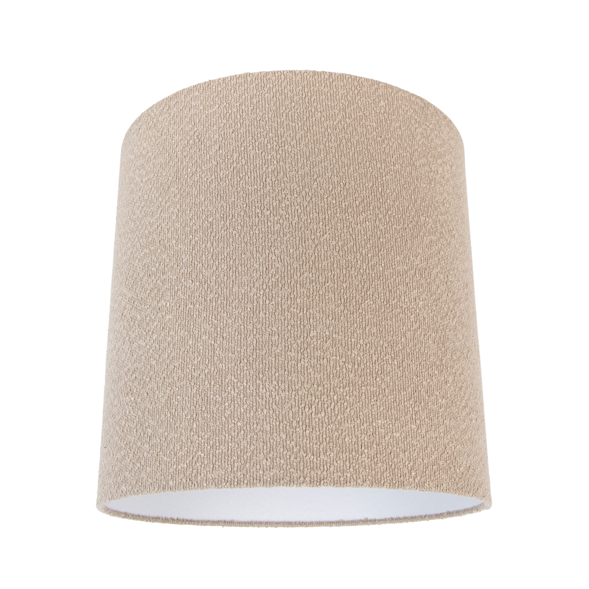 Bézs szövet lámpaernyő teddy anyaggal 40/40/40
